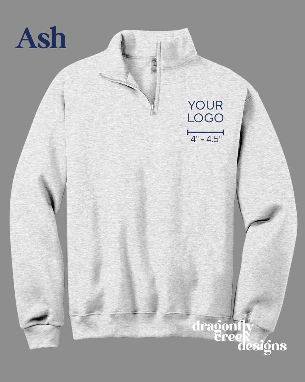 Quarter Zip Jacket with Custom Logo