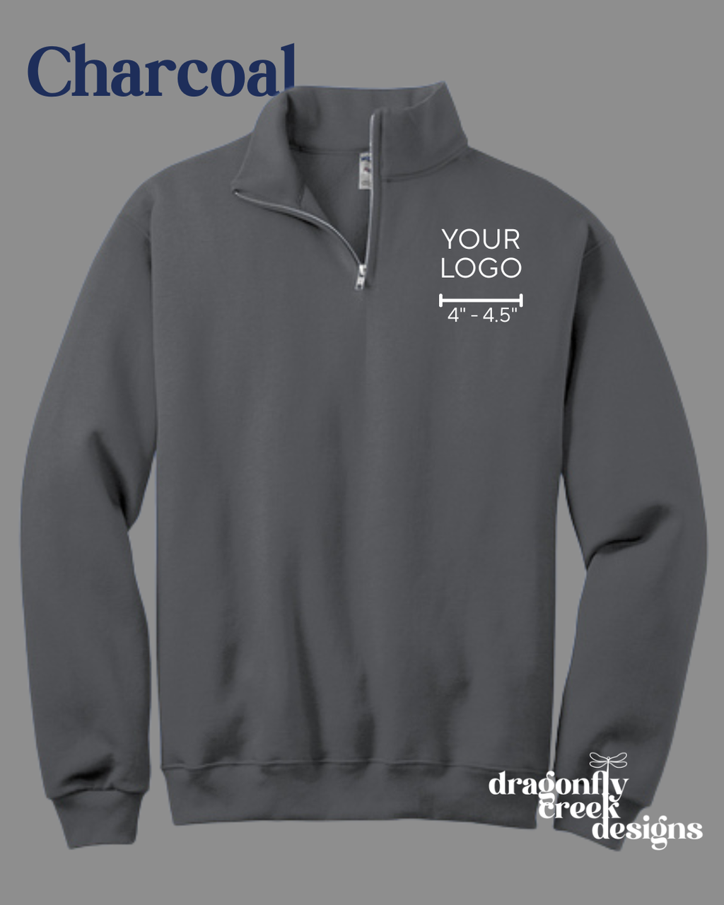 Quarter Zip Jacket with Custom Logo