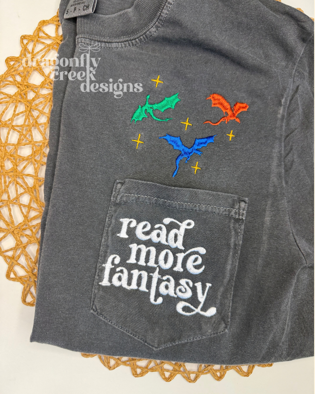 Read More Fantasy Dragon Comfort Colors T-shirt