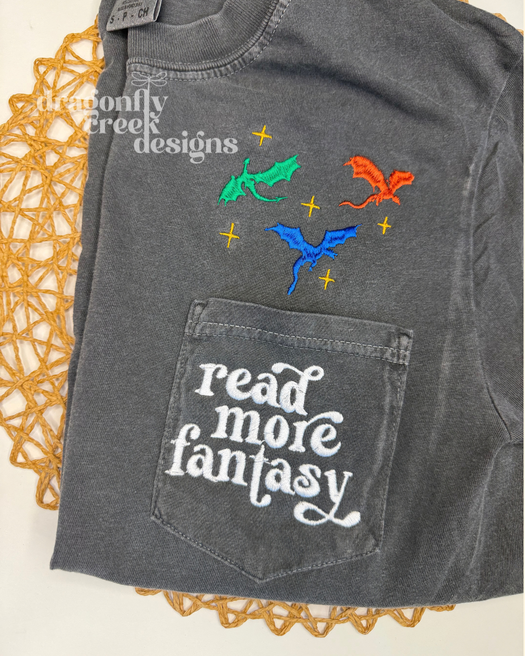 Read More Fantasy Dragon Comfort Colors T-shirt